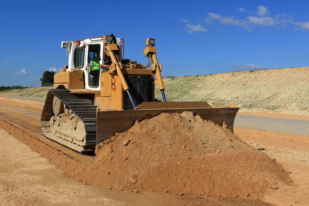 Bulldozer Working